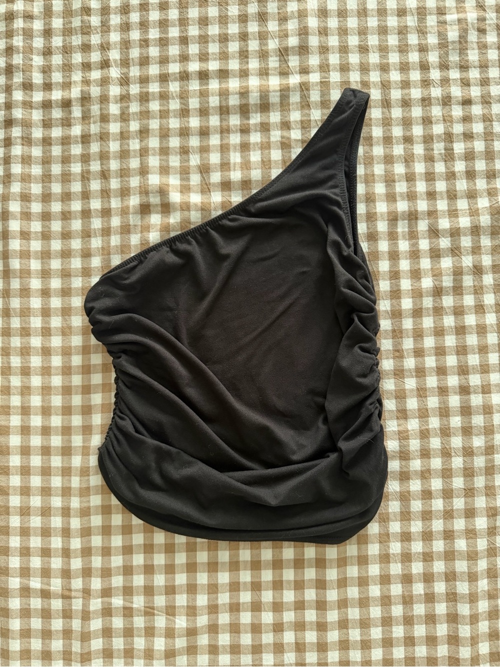 Urban Outfitters Black One-Shoulder Top - Picture 2 of 4